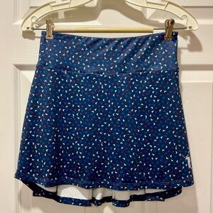 Cute William Murray “Pin High” Louise golf skirt w shorts XS Patriotic Colors
